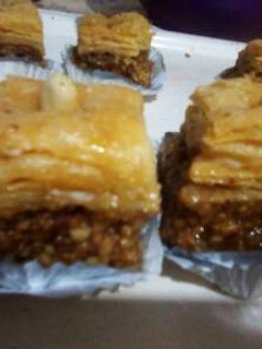 صورة لوصفة بقلاوة بعجينة الفيلو