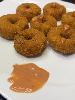 A picture of Chicken donut.