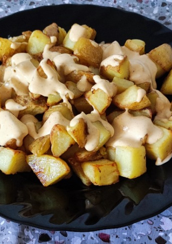 Una foto de Patatas mozárabe