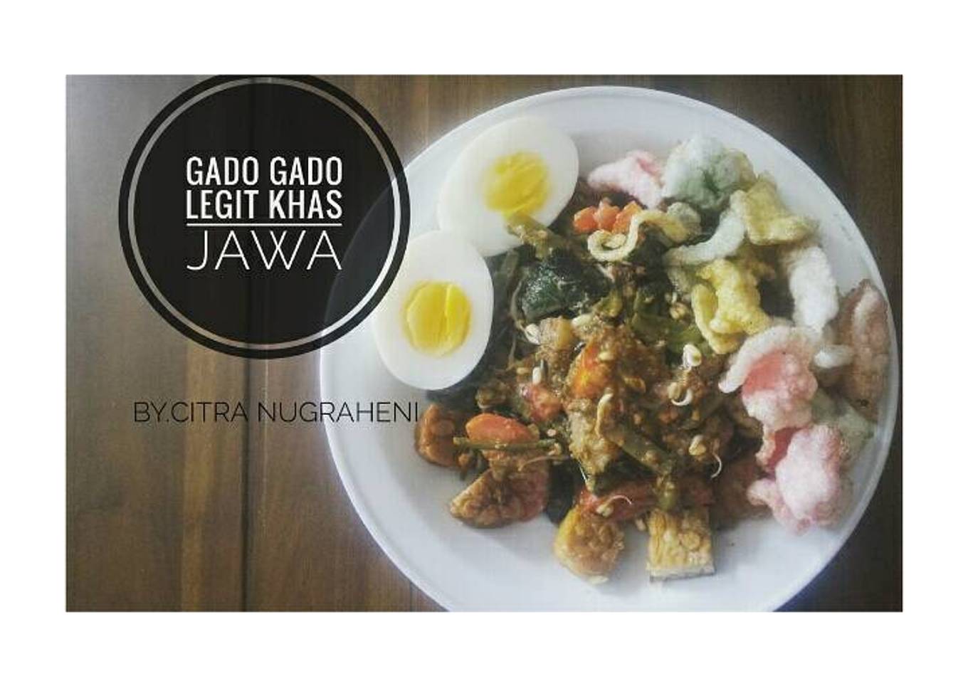 Gado gado legit khas jawa