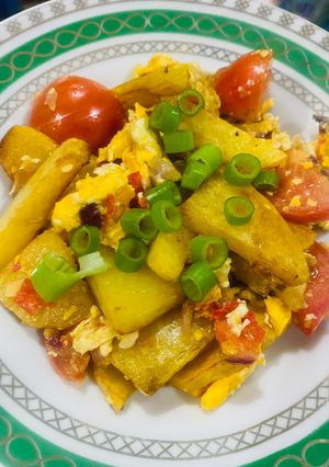 Gambar Kentang Pecah Telur