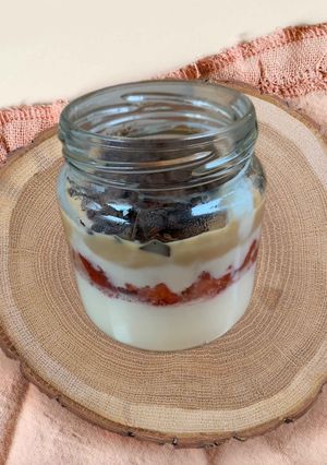 Una foto de Postre de yogur saludable