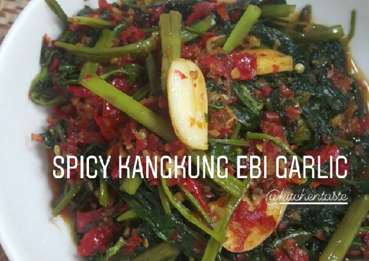 SPICY KANGKUNG EBI GARLIC ala Kitchentaste