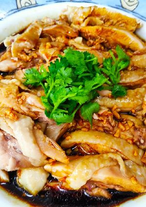 รูปของ ไก่ต้มราดซอสไก่เบตง