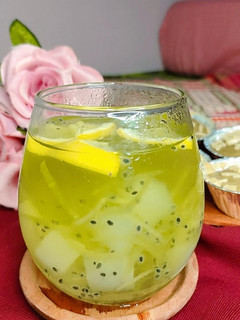 Foto resep Es Melon Selasih Nata DeCoco