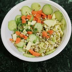 Mung beans Sprouts Salad A picture of Mung beans Sprouts Salad.