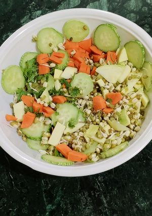A picture of Mung beans Sprouts Salad.