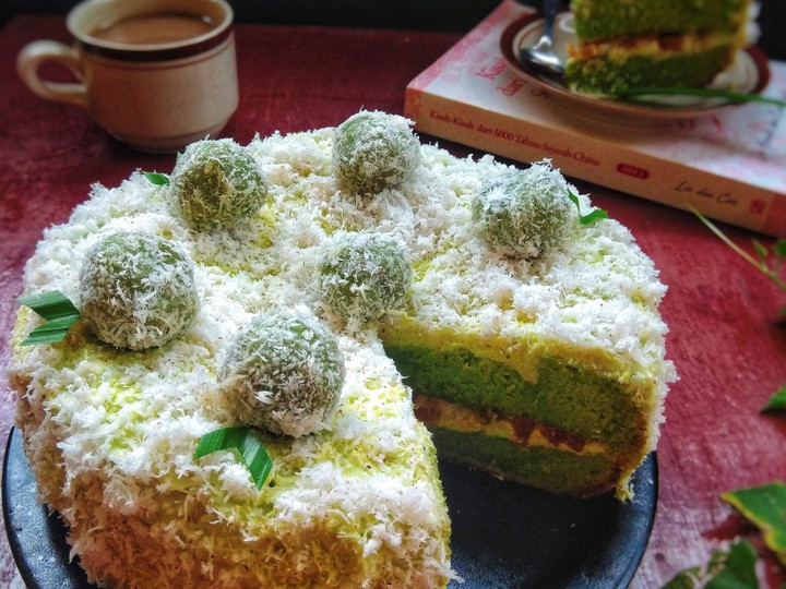 Langkah Mudah untuk Membuat Cake Klepon Sawi Hijau, Lezat Sekali