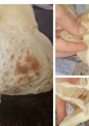 صورة لوصفة خبز الشورما منفوخ فارغ طري يحفظ في المجمد