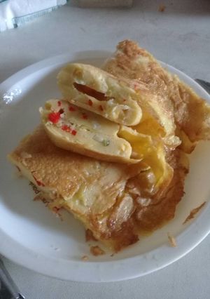 Foto resep Telur dadar tepung kress