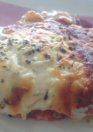 Foto principal de Canelones de pollo con manzana y cebolla