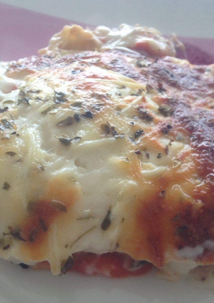 Una foto de Canelones de pollo con manzana y cebolla