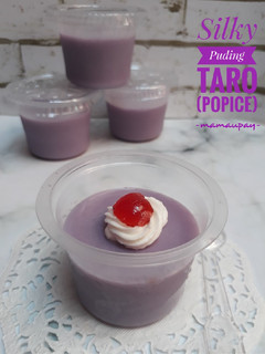 Foto resep Silky Puding Taro (PopIce) #KamisManis