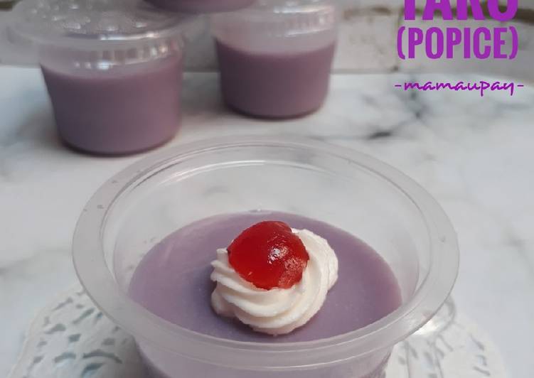 Cara Memasak Silky Puding Taro (PopIce) #KamisManis yang Gurih