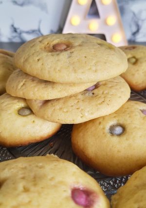 Une photo de Cookies aux smarties