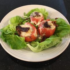 A picture of Turkey and Ham Club Stuffed Tomato.