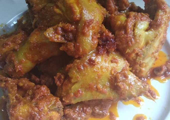 Resep: Rendang ayam bumbu simple Murah