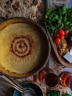 عکسی از دستور فوت و فن حلیم نذری