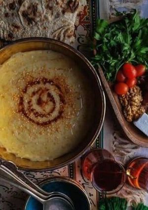 عکسی از دستور فوت و فن حلیم نذری