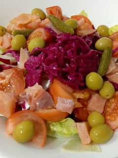 Una foto de Ensalada con encurtidos