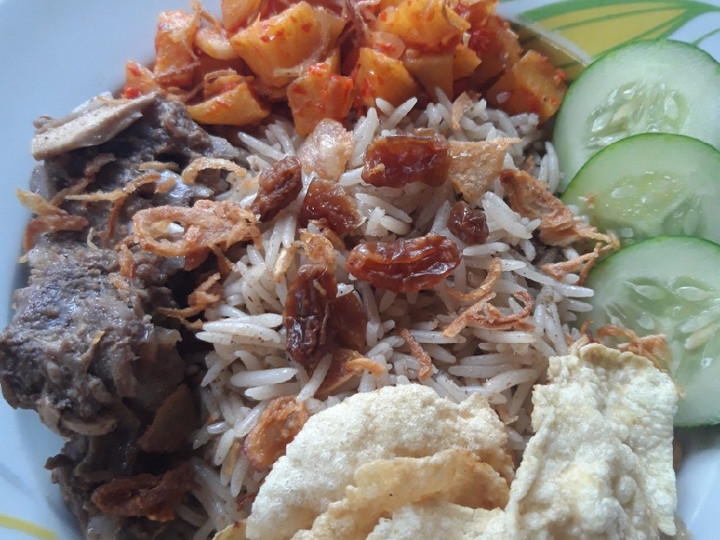 Resep Nasi kebuli sederhana Anti Gagal