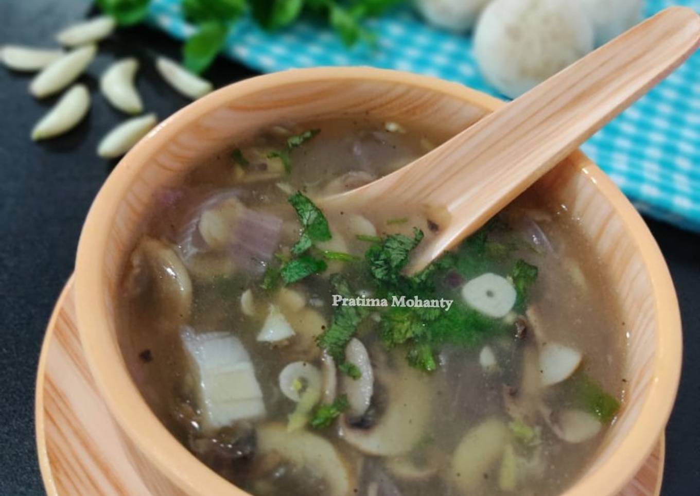 Recipe of Super Quick Homemade Garlic Mushroom Soup