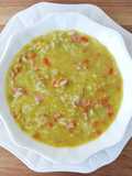 Arvejitas partidas con arroz