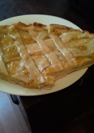 Una foto de Kuchen de manzana