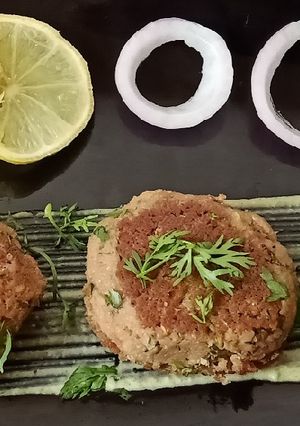 A picture of Soya Chunk Dunger kabab.
