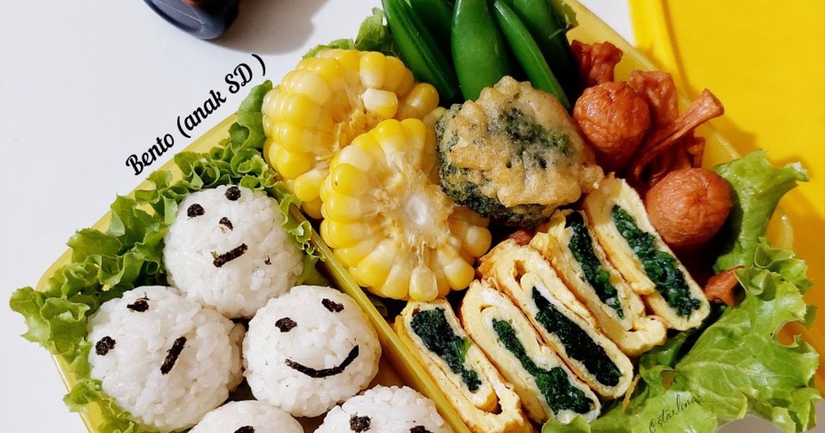 Resep Bento Resep Bento (Anak Sd) oleh Arlina - Cookpad