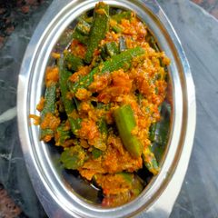 A picture of Masala Bhindi.