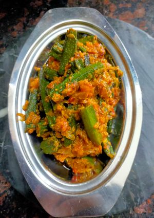 A picture of Masala Bhindi.