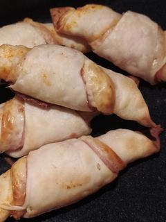 Una foto de Snack de jamón y queso, súper rápido