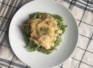 Foto resep Mie ijo kale creamy