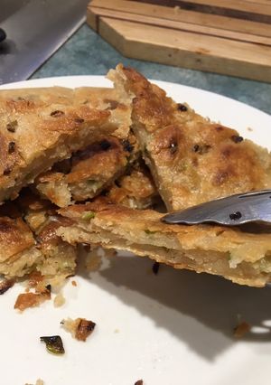 自製蔥油餅 的食譜成品照片
