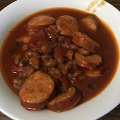 Instant pot beans and weenies A picture of Instant pot beans and weenies.