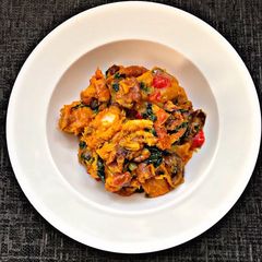 A picture of Smoked Chicken Porridge Yam.