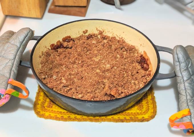 Apple Crisp - Gluten &amp; Dairy Free, Lower Sugar