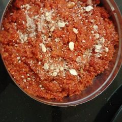 A picture of Gajar halva.