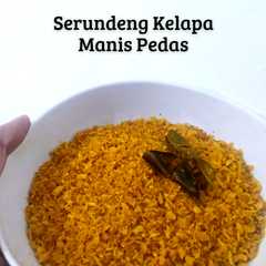 A picture of Serundeng Kelapa Manis Pedas.