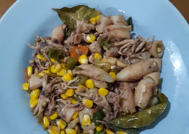 Resep Tumis Cumi Asin Jagung Pipil, Lezat Sekali