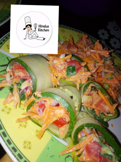 A picture of Cucumber rolls.