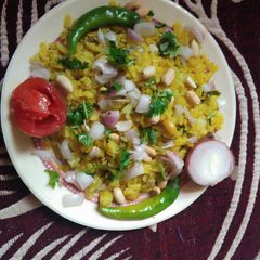 A picture of Indori Poha.