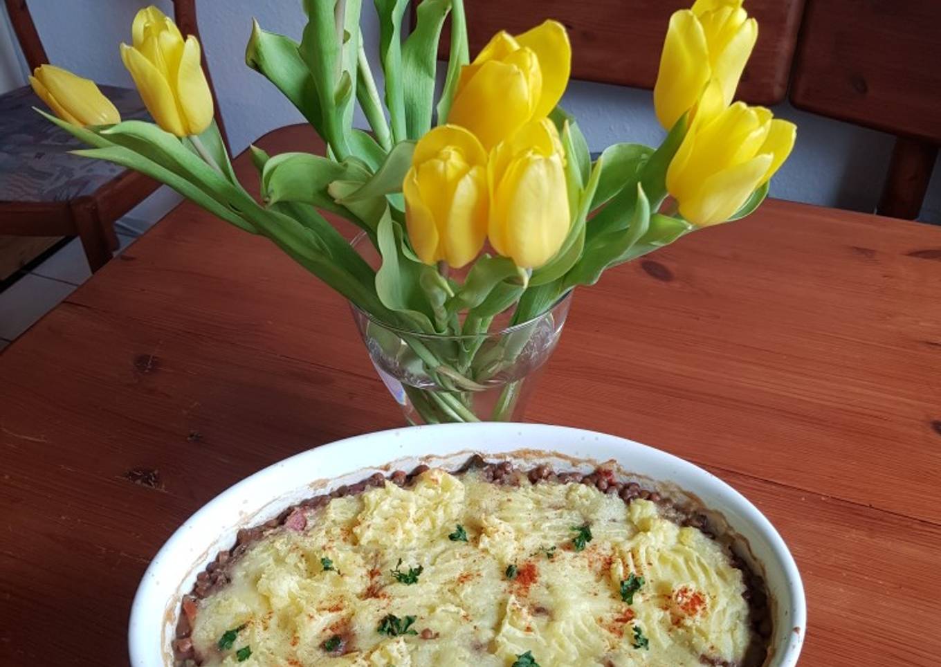 Pastel de Lenteja y Papa