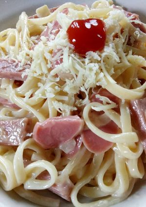 Foto resep Fettucine Carbonara