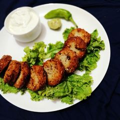A picture of Potato Sama cutlet.
