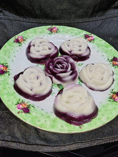 Foto resep 10. Kue Talam Ubi ungu