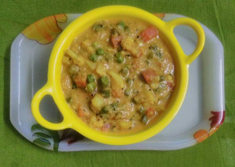 Recipe of Quick Veg Goan curry