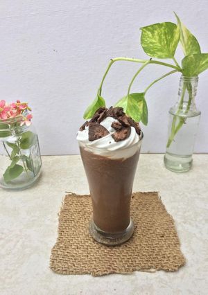 A picture of Oreo mocha frappè.