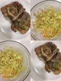 Osobuco con ensalada de repollo